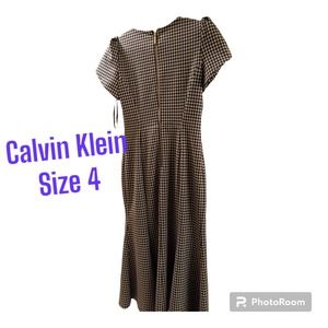 Calvin Klein Houndstooth Dress